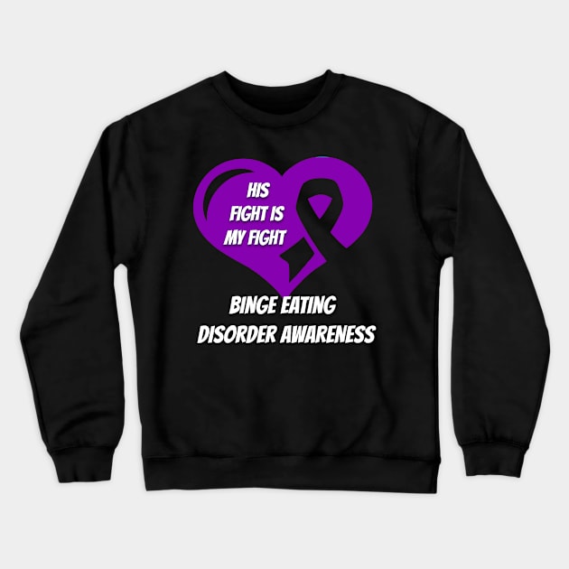 Binge Eating Disorder Crewneck Sweatshirt by mikevdv2001